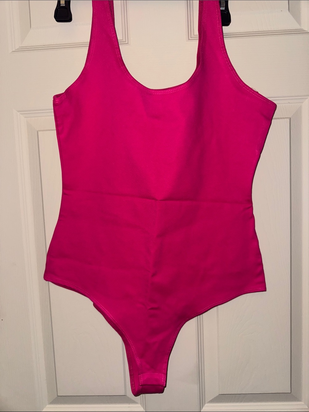 NWOT' Bright Pink One-Piece Bodysuit